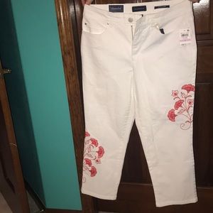 Charter Club White Capri Jeans
